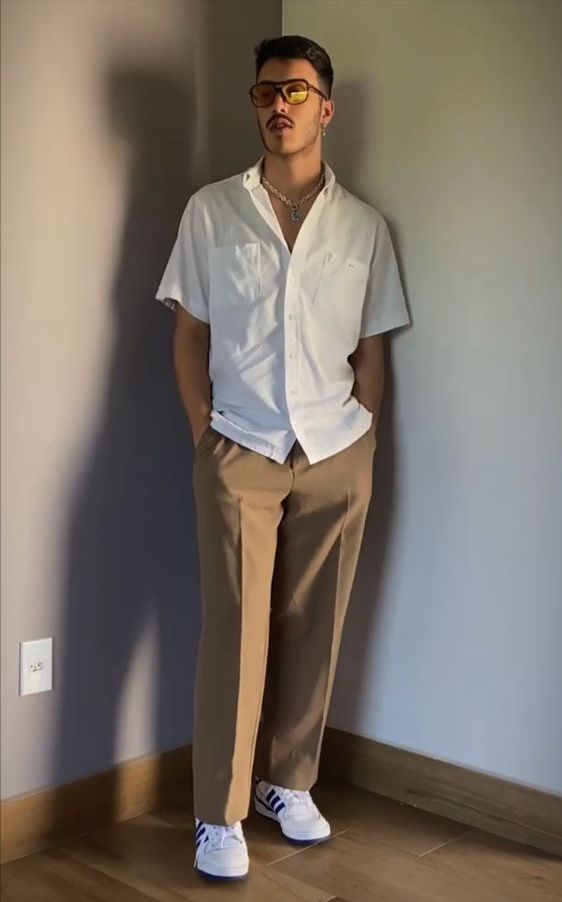 流的选择这些搭配是很好的模板球盟会网站“西裤+运动鞋”潮(图7)