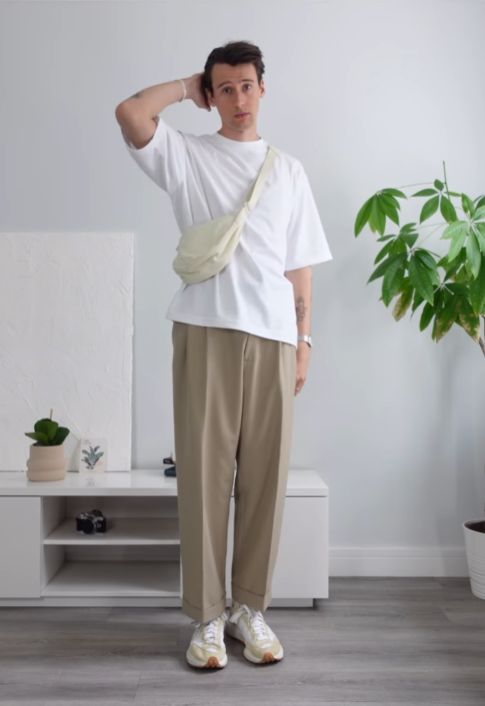 流的选择这些搭配是很好的模板球盟会网站“西裤+运动鞋”潮(图2)